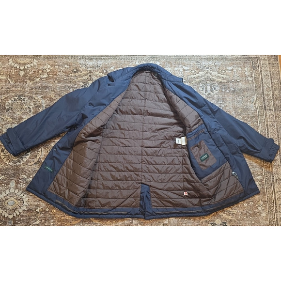 Ralph Lauren Lerner 42R Navy PrimaLoft Insulated Dress Casual Rain Coat Men - Picture 5 of 13